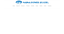 Desktop Screenshot of nainapower.com